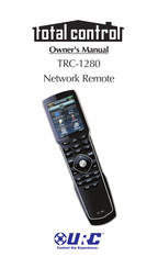 Universal Remote Control Total Control TRC-1280 Owner's Manual