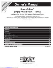 Tripp Lite SmartOnline Series Owner's Manual