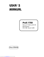 Protech Systems PROX-1750 User Manual