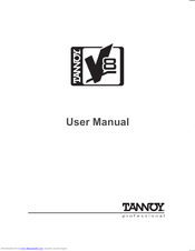 Tannoy V8 User Manual