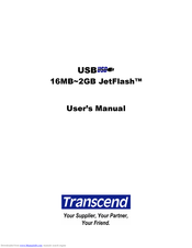 Transcend JetFlash User Manual