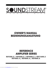 Soundstream REF800.4 Owner's Manual