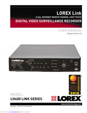 Lorex LH400 LINK SERIES User Manual