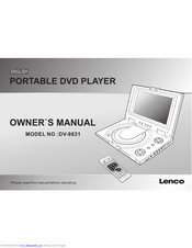 Lenco DV-9831 Owner's Manual
