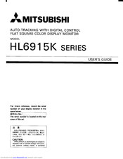 Mitsubishi HL6915K series User Manual