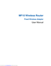 Zte MF10 User Manual