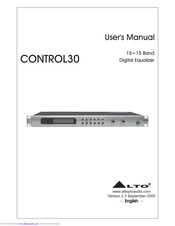 Alto CONTROL30 User Manual
