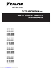 Daikin EDLQ011BB6V3 Operation Manual