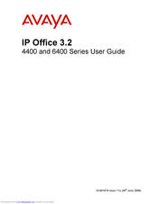 Avaya 4400 Series User Manual
