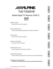 Alpine TUE-T200DVB Owner's Manual