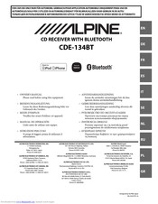 Alpine CDE-134BT Owner's Manual