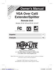 Tripp Lite B132-100 Owner's Manual