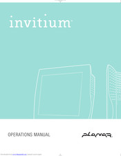 Planar invitium Operation Manual
