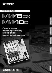 Yamaha MW8cx Owner's Manual