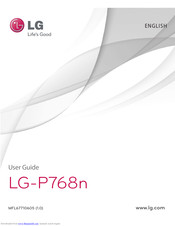 LG LG-P768f User Manual