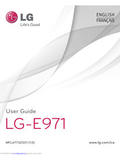 LG LG-E971 User Manual