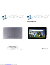 X10 AIRPAD 1 Owner's Manual
