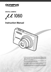 Olympus u 1060 Instruction Manual