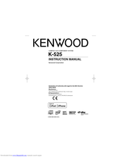 Kenwood K-525 Instruction Manual