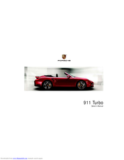 Porsche 911 TURBO - 1975 WORSHOP Owner's Manual