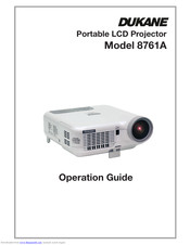 Dukane ImagePro 8761A Operation Manual