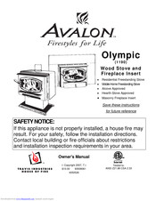 Avalon Olympic 1190 Owner's Manual