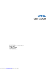 Zte MF29A User Manual
