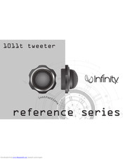 Infinity Reference 1011t Instructions