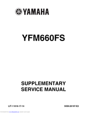 Yamaha YFM660FS Supplementary Service Manual