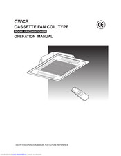 Trane CWCS Operation Manual