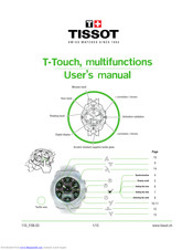 Tissot T-Touch User Manual