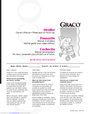 Graco Stroller Owner's Manual