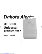 Dakota Alert UT-3000 Owner's Manual