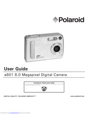 Polaroid a801 User Manual