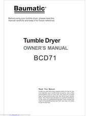 Baumatic BCD71 Owner's Manual