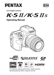 Pentax K-5II Operating Manual