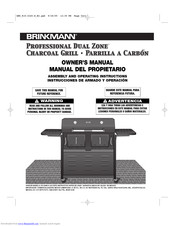 Brinkmann Professional Dual Zone 810-3245-0 Owner's Manual