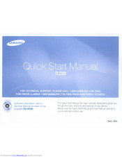 Samsung TL220 - DualView Digital Camera Quick Start Manual