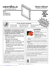 Heat & Glo SOLARIS36-ST Owner's Manual