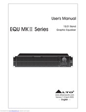 Alto EQU MK II Series User Manual