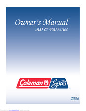 Coleman 300 Series Owner's Manual