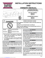 Empire Comfort Systems ONR-24-1 Installation Instructions And Owner's Manual