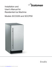 Scotsman SCCP50 Enodis Installation And User Manual