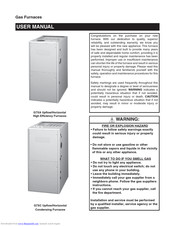 Nordyne G7XC Series User Manual