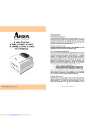 Argox A-2240 User Manual
