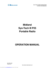 Midland Syn-Tech III P25 Operation Manual