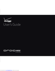 Motorola Verizon Droid Mini User Manual