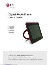 LG F7010S User Manual