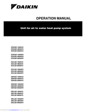 Daikin EBHQ016BA6V3 Operation Manual