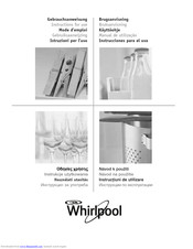Whirlpool DISHWASHER Instructions For Use Manual